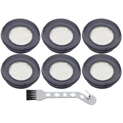 SODIAL Filtres HEPA de Rechange pour Aspirateur Balai Sans Fil SunSare X7A 6 Filtres HEPA 1 Brosse de Nettoyage - Publicité SODIAL Filtres HEPA de Rechange pour Aspirateur Balai Sans Fil SunSare X7A 6 Filtres HEPA 1 Brosse de Nettoyage - Publicité