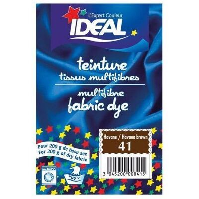 Ideal - SAC/15G HAVAN.41 - teinture pour textiles - Publicité Ideal - SAC/15G HAVAN.41 - teinture pour textiles - Publicité