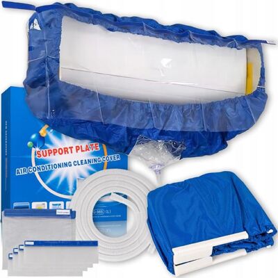 Housse de nettoyage pour climatisation - FixClima - Taille L (100-130 cm) - Tuyau de 130 cm - Matériaux durables - Publicité Housse de nettoyage pour climatisation - FixClima - Taille L (100-130 cm) - Tuyau de 130 cm - Matériaux durables - Publicité