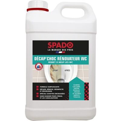 Spado - Spado Pro - 3 L - Renovator - Nettoyant WC - Publicité Spado - Spado Pro - 3 L - Renovator - Nettoyant WC - Publicité
