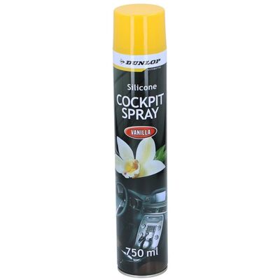 Dunlop - Spray nettoyant cockpit 750 ml (vanille) Jaune - Publicité Dunlop - Spray nettoyant cockpit 750 ml (vanille) Jaune - Publicité
