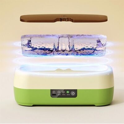 SODIAL Machine de Nettoyage de Bijoux à Ultrasons Bain de Nettoyage à Haute Fréquence pour le Lavage de Bijoux - Publicité SODIAL Machine de Nettoyage de Bijoux à Ultrasons Bain de Nettoyage à Haute Fréquence pour le Lavage de Bijoux - Publicité