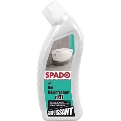 Spado Expert Gel Désinfectant WC - 4 en 1 Nettoyant WC - Publicité Spado Expert Gel Désinfectant WC - 4 en 1 Nettoyant WC - Publicité