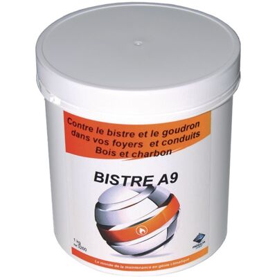 PROGALVA Produit dentretien de cheminée BISTRE A9 - Publicité PROGALVA Produit dentretien de cheminée BISTRE A9 - Publicité