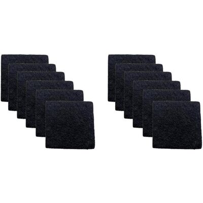 SODIAL Lot de 12 Filtres à Charbon pour Poubelles de Cuisine Désodorisants en Coton Élimine les Odeurs Charbon Actif Comme Indiqué - Publicité SODIAL Lot de 12 Filtres à Charbon pour Poubelles de Cuisine Désodorisants en Coton Élimine les Odeurs Charbon Actif Comme Indiqué - Publicité