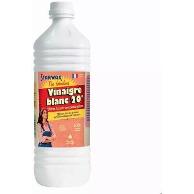 Vinaigre blanc ménager 20° STARWAX - 21070 - Publicité Vinaigre blanc ménager 20° STARWAX - 21070 - Publicité