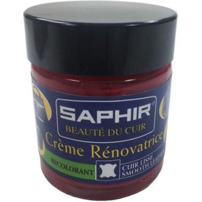 Saphir - Beaute du Cuir Creme Renovatrice - Off White - Teinture cuir - Publicité Saphir - Beaute du Cuir Creme Renovatrice - Off White - Teinture cuir - Publicité