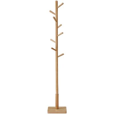VASAGLE Porte-manteau sur Pieds Forme d’Arbre en Bois 8 Crochets 3 Hauteurs Réglables pour Vêtements Chapeaux Sacs Couleur Boisée - Publicité VASAGLE Porte-manteau sur Pieds Forme d’Arbre en Bois 8 Crochets 3 Hauteurs Réglables pour Vêtements Chapeaux Sacs Couleur Boisée - Publicité