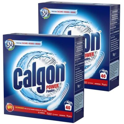 Calgon Modèle - Anti-calcaire 3-en-1 pour Lave-linge - Pack de 2 - Publicité Calgon Modèle - Anti-calcaire 3-en-1 pour Lave-linge - Pack de 2 - Publicité