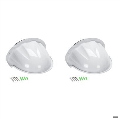 SODIAL 2X Protecteur Solaire Universel Anti-Pluie pour Caméras LED/Caméras de Sécurité Extérieures Caméras de Surveillance Dôme Blanc - Publicité SODIAL 2X Protecteur Solaire Universel Anti-Pluie pour Caméras LED/Caméras de Sécurité Extérieures Caméras de Surveillance Dôme Blanc - Publicité