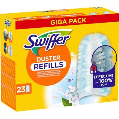 Lingettes Microfibre Swiffer - Pack de 23 pour Diverses Surfaces - Publicité Lingettes Microfibre Swiffer - Pack de 23 pour Diverses Surfaces - Publicité