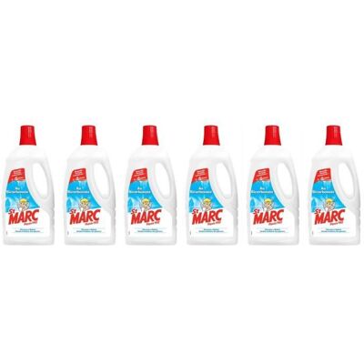 ST MARC Lot de 6 Liquides Multi-Usages Bicarbonate - Nouvelle formule concentrée 1L - Publicité ST MARC Lot de 6 Liquides Multi-Usages Bicarbonate - Nouvelle formule concentrée 1L - Publicité