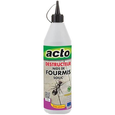 ACTO Destructeur de Nids de Fourmis : LAllié Idéal Contre les Infestations- Blanc - Publicité ACTO Destructeur de Nids de Fourmis : LAllié Idéal Contre les Infestations- Blanc - Publicité
