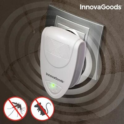 Répulsif anti moustique rats souris à ultrason – Prise répulsive anti moustiques barriere a insectes et rongeurs non nocif Blanc - Publicité Répulsif anti moustique rats souris à ultrason – Prise répulsive anti moustiques barriere a insectes et rongeurs non nocif Blanc - Publicité