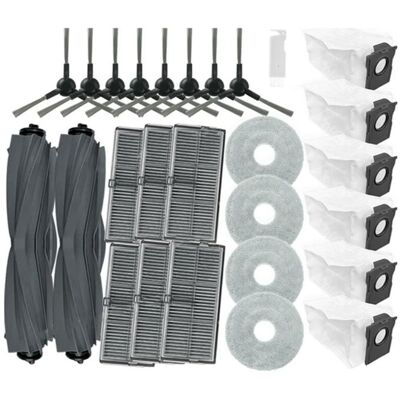 SODIAL Kit accessoires Mova E30 Ultra – 2 rouleaux 8 brosses latérales 6 filtres HEPA 4 chiffons 6 sacs - Publicité SODIAL Kit accessoires Mova E30 Ultra – 2 rouleaux 8 brosses latérales 6 filtres HEPA 4 chiffons 6 sacs - Publicité