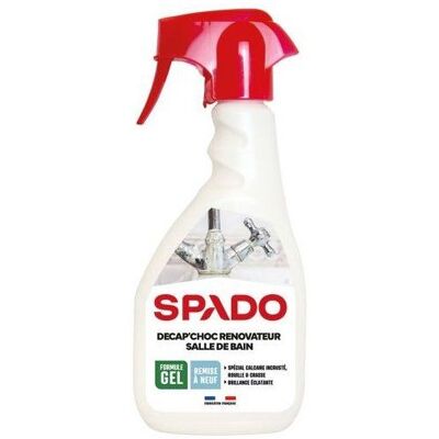 Décap Choc rénovateur salle de bain - SPADO - 500 ml - Anti-calcaire - Anti-rouille - Formule gel - Publicité Décap Choc rénovateur salle de bain - SPADO - 500 ml - Anti-calcaire - Anti-rouille - Formule gel - Publicité