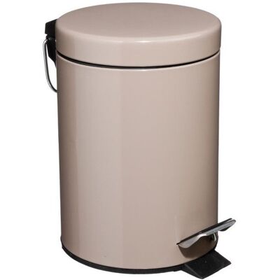 ATMOSPHERA Poubelle métal à Pédale 3 litres Atmosphéra - 17x17x245 - Taupe Marron - Publicité ATMOSPHERA Poubelle métal à Pédale 3 litres Atmosphéra - 17x17x245 - Taupe Marron - Publicité