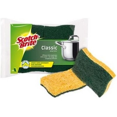 SCOTCH-BRITE - E1829 - Vert - Éponge abrasive - Publicité SCOTCH-BRITE - E1829 - Vert - Éponge abrasive - Publicité