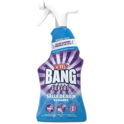 CILLIT BANG Spray Expert Salle de bain anti-calcaire 750ml - Publicité CILLIT BANG Spray Expert Salle de bain anti-calcaire 750ml - Publicité
