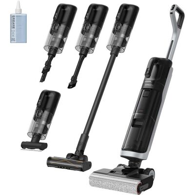 Dreame H14 Dual Aspirateur Laveur- 18kPa Aspirateur eau et poussieres Aspirateur fonctionnel multisurfaces 5-en-1 Max 75Min Noir - Publicité Dreame H14 Dual Aspirateur Laveur- 18kPa Aspirateur eau et poussieres Aspirateur fonctionnel multisurfaces 5-en-1 Max 75Min Noir - Publicité