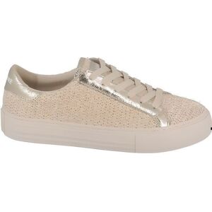 Baskets Arcade Sneaker Beige Or Femme - NO NAME - Raphia tressé - Synthétique - Lacets Beige - Publicité Baskets Arcade Sneaker Beige Or Femme - NO NAME - Raphia tressé - Synthétique - Lacets Beige - Publicité