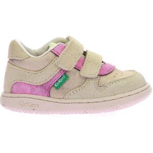 KICKERS Baskets basses Kickmotion Beige champagne rose Beige - Publicité KICKERS Baskets basses Kickmotion Beige champagne rose Beige - Publicité