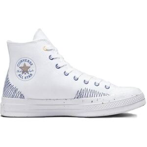 Baskets - CONVERSE - Chuck 70 Stitched Blanc - Textile - Lacets Blanc - Publicité Baskets - CONVERSE - Chuck 70 Stitched Blanc - Textile - Lacets Blanc - Publicité