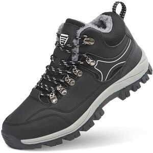 AIUD Chaussures de randonnée pour hommes - Chaleur du coton maintien respirant-noir Noir - Publicité AIUD Chaussures de randonnée pour hommes - Chaleur du coton maintien respirant-noir Noir - Publicité