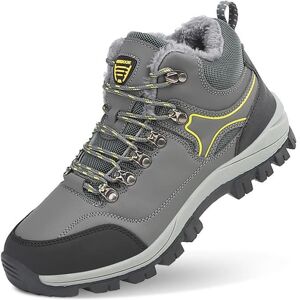 AIUD Chaussures de randonnée pour hommes - Chaleur du coton maintien respirant-gris Gris - Publicité AIUD Chaussures de randonnée pour hommes - Chaleur du coton maintien respirant-gris Gris - Publicité