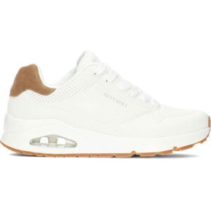 Baskets Homme - SKECHERS - Street Uno Suited On Air - Blanc - Lacets - Daim-Nubuck Blanc - Publicité Baskets Homme - SKECHERS - Street Uno Suited On Air - Blanc - Lacets - Daim-Nubuck Blanc - Publicité