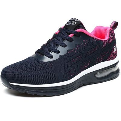 CHAUSSURES MULTISPORT Femme - HENRVIEG - Léger et Confortable - Air Coussin Antidérapant Course Basket - Bleu Bleu - Publicité CHAUSSURES MULTISPORT Femme - HENRVIEG - Léger et Confortable - Air Coussin Antidérapant Course Basket - Bleu Bleu - Publicité
