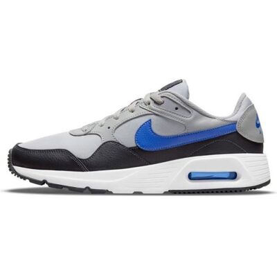 Basket Nike AIR MAX SC - Gris - Cuir - NIKE - Plat - Adulte - Mixte - Lacets Gris - Publicité Basket Nike AIR MAX SC - Gris - Cuir - NIKE - Plat - Adulte - Mixte - Lacets Gris - Publicité
