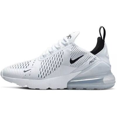 Basket mode Nike Air Max 270 Blanc - Femme - NIKE - Plat - Lacets - Synthétique Blanc - Publicité Basket mode Nike Air Max 270 Blanc - Femme - NIKE - Plat - Lacets - Synthétique Blanc - Publicité