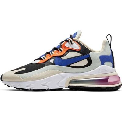 Basket Nike AIR MAX 270 REACT - Femme - Beige - Lacets - Unité Max Air Beige - Publicité Basket Nike AIR MAX 270 REACT - Femme - Beige - Lacets - Unité Max Air Beige - Publicité