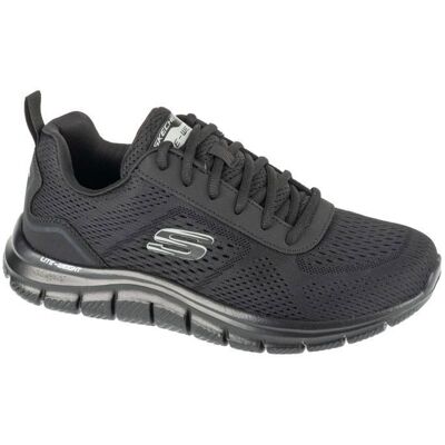 Baskets Skechers Track-Leshur Noir - Publicité Baskets Skechers Track-Leshur Noir - Publicité
