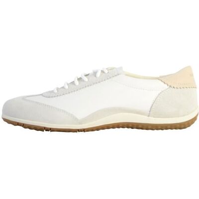 Basket Cuir Geox Vega - Blanc/Ice Blanc - Publicité Basket Cuir Geox Vega - Blanc/Ice Blanc - Publicité