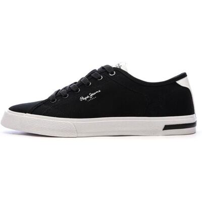Baskets Noires Homme Pepe jeans Kenton Road Noir - Publicité Baskets Noires Homme Pepe jeans Kenton Road Noir - Publicité
