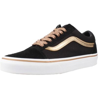 Sport > Zapatillas Mujer Modèle Chaussure Vans Modèle Old Skool Mtlc - Coleur Noir Noir - Publicité Sport > Zapatillas Mujer Modèle Chaussure Vans Modèle Old Skool Mtlc - Coleur Noir Noir - Publicité