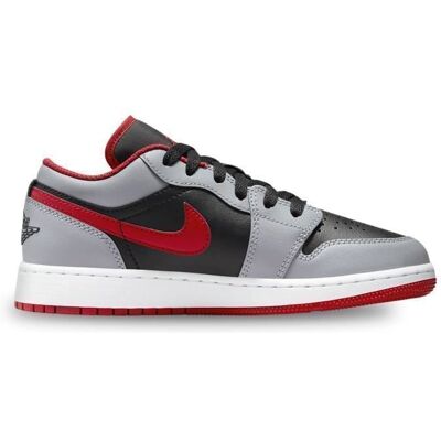 Chaussures - Nike - Air Jordan 1 Low - Enfant - Noir - Respirant Noir - Publicité Chaussures - Nike - Air Jordan 1 Low - Enfant - Noir - Respirant Noir - Publicité