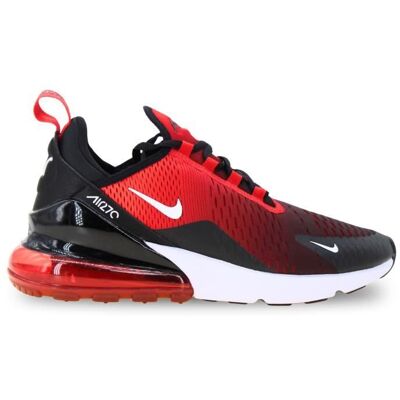 Chaussures - NIKE - Air Max 270 - Rouge - Lacets - Plat Rouge - Publicité Chaussures - NIKE - Air Max 270 - Rouge - Lacets - Plat Rouge - Publicité