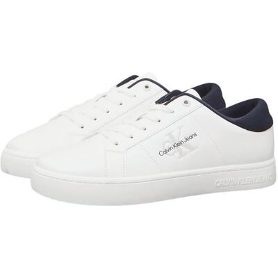 Baskets Calvin Klein Classic Cupsole Low Hommes Blanc - Publicité Baskets Calvin Klein Classic Cupsole Low Hommes Blanc - Publicité