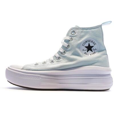 Baskets Bleu Ciel Femme Converse Chuck Taylor All Star Move Bleu - Publicité Baskets Bleu Ciel Femme Converse Chuck Taylor All Star Move Bleu - Publicité