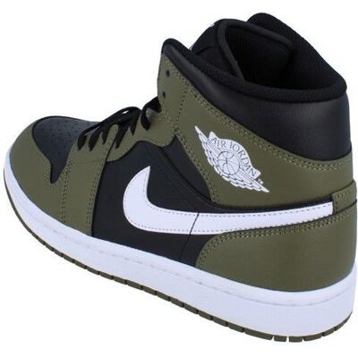 Jordan - Air Jordan 1 Mid - Noir - 43 - Sneakers - Publicité Jordan - Air Jordan 1 Mid - Noir - 43 - Sneakers - Publicité