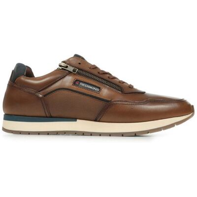Baskets homme - 1268 - Assure - Marron - Tige cuir - Fermeture lacets et zip Marron - Publicité Baskets homme - 1268 - Assure - Marron - Tige cuir - Fermeture lacets et zip Marron - Publicité