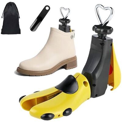 A LFOYU Embauchoirs à Chaussures Homme Femme Embauchoirs à Bottes Plastique Ecarteur Chaussure Convient à Toutes Pointures EU 37-42 Jaune - Publicité A LFOYU Embauchoirs à Chaussures Homme Femme Embauchoirs à Bottes Plastique Ecarteur Chaussure Convient à Toutes Pointures EU 37-42 Jaune - Publicité