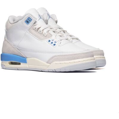 Nike Air Jordan 3 Summit Blanc/Bleu - Baskets - Publicité Nike Air Jordan 3 Summit Blanc/Bleu - Baskets - Publicité