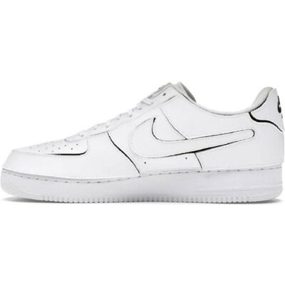Basket Nike AIR FORCE 1 LO - Blanc - Cuir - Lacets - Adulte Blanc - Publicité Basket Nike AIR FORCE 1 LO - Blanc - Cuir - Lacets - Adulte Blanc - Publicité