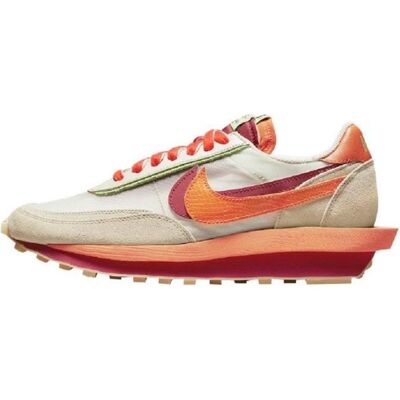 Basket Nike LD WAFFLE SACAI - Orange - Réf. DH1347-100 Orange - Publicité Basket Nike LD WAFFLE SACAI - Orange - Réf. DH1347-100 Orange - Publicité