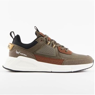 Basket Kaporal Homme Dolphin Kaki Synthétique Vert - Publicité Basket Kaporal Homme Dolphin Kaki Synthétique Vert - Publicité