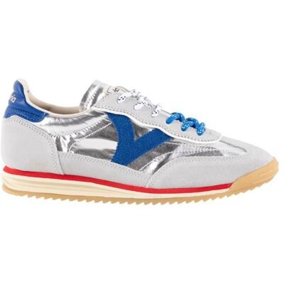 VICTORIA - Baskets - argentée - Argent - 37 - Chaussures Femme Gris - Publicité VICTORIA - Baskets - argentée - Argent - 37 - Chaussures Femme Gris - Publicité